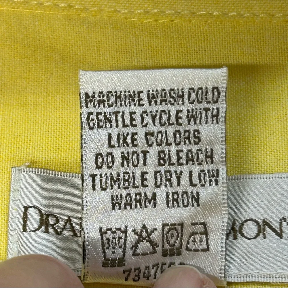 Draper's & Damon's Yellow‎ 3 pc set size medium